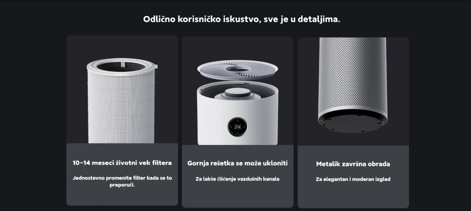 Pročiščivač zraka XIAOMI Elite