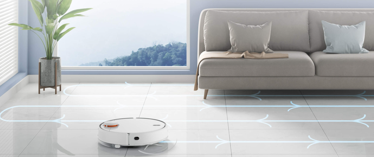 Robot usisivač XIAOMI Mi Mop 2 Pro crni, napredni dizajn rute za brisanje pokriva zglove i skrivene dijelove