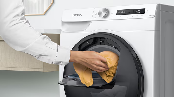 Veš mašina i sušilica SAMSUNG WD80T554DBW/S7, dodajte bilo koji odjevni predmet bilo kad