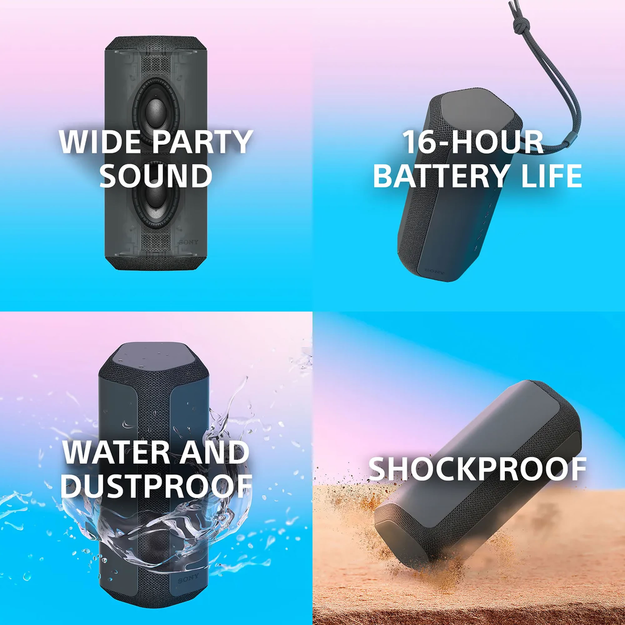 Prijenosni zvučnik SONY SRSXE200H.CE7