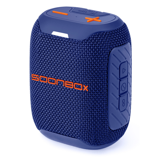 Prijenosni bluetooth zvučnik sa zakačkom za bicikl radio SOONBOX S500 plavi