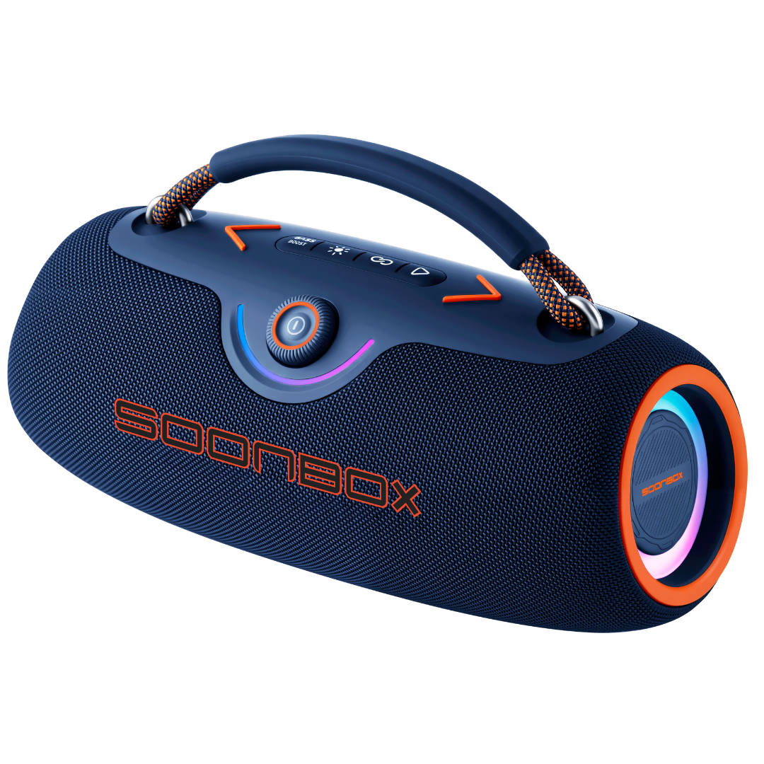 Prijenosni bluetooth zvučnik FM radio SOONBOX S9702 plavi