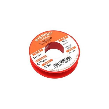 Tinol kalaj za lemljenje STANNOL 0.70mm 100g