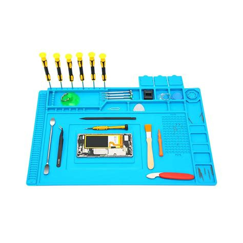 Antistatička silikonska podloga za lemljenje PCWORK PCW10A