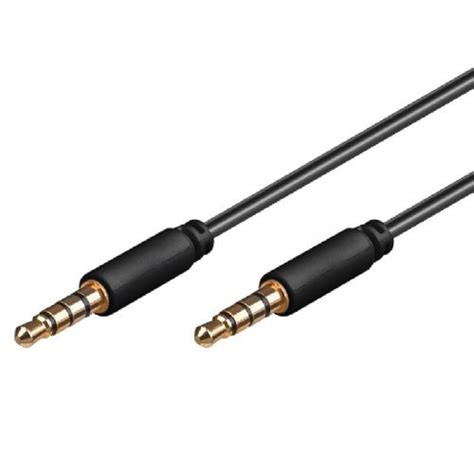 AUX kabal 3.5mm muški 4PIN GOOBAY 1.5m