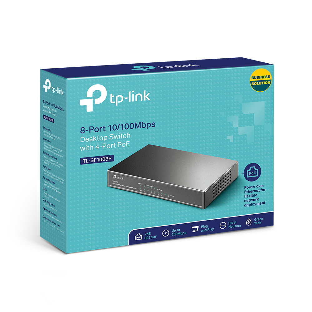 Switch 8 portni TP-LINK TL-SF1008P