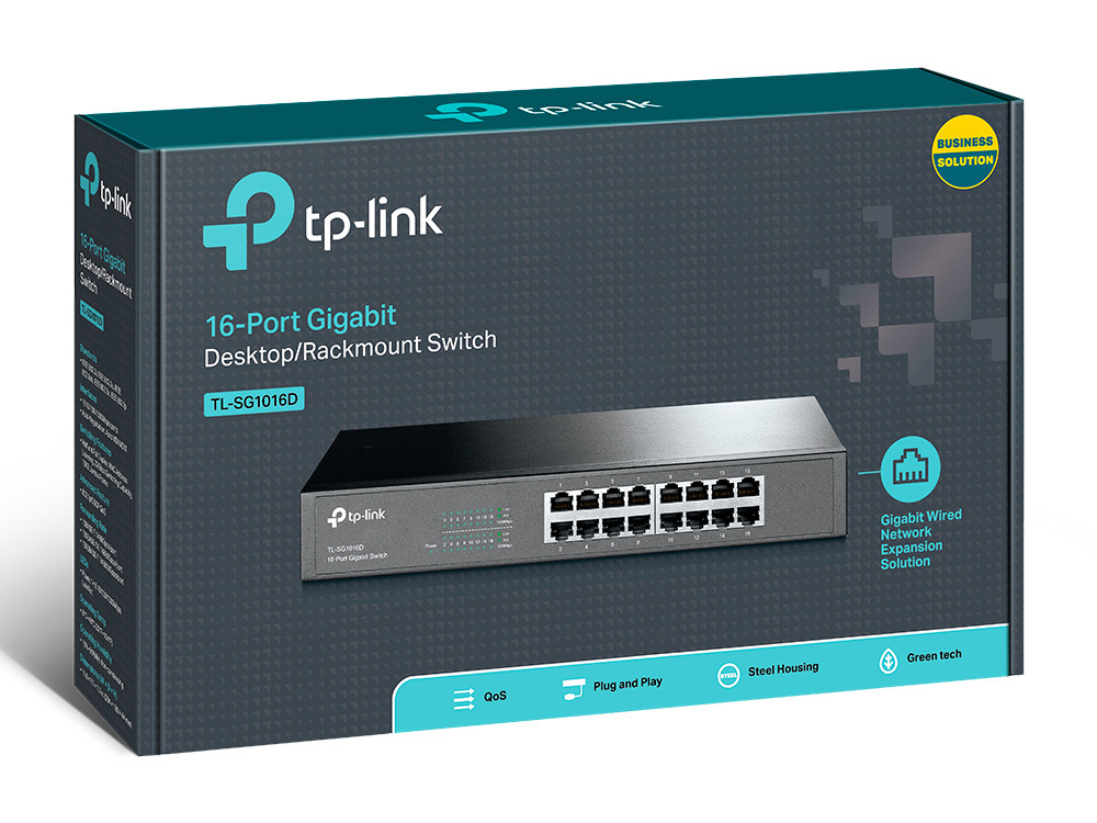 Gigabitni switch 16 portni TP-LINK TL-SG1016D