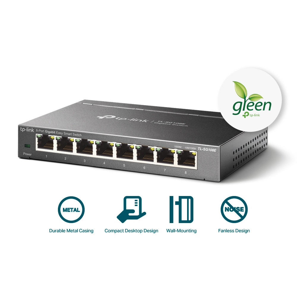 Switch 8 portni TP-LINK TL-SG108E