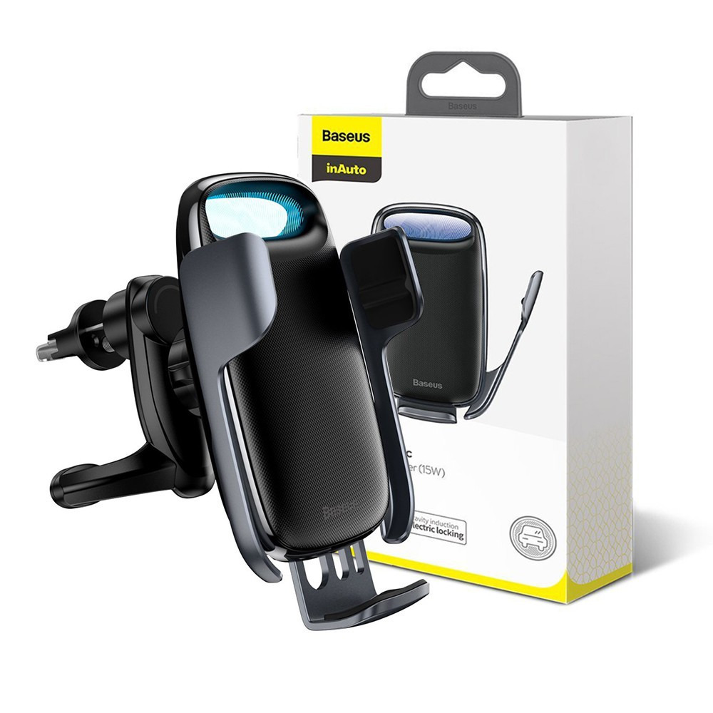 Auto nosač za telefon sa bežičnim punjačem BASEUS