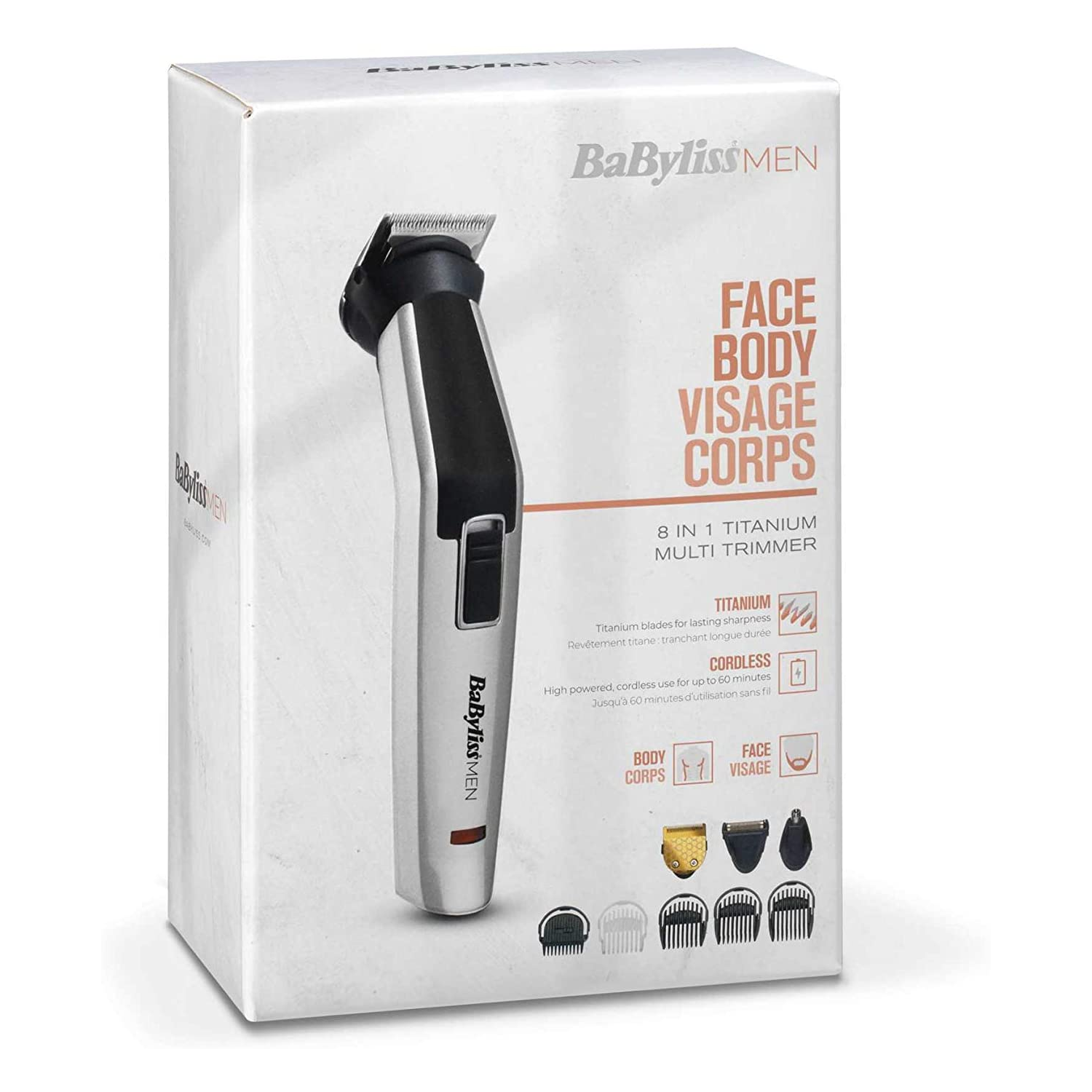 Trimer za bradu BABYLISS MT726E 8u1