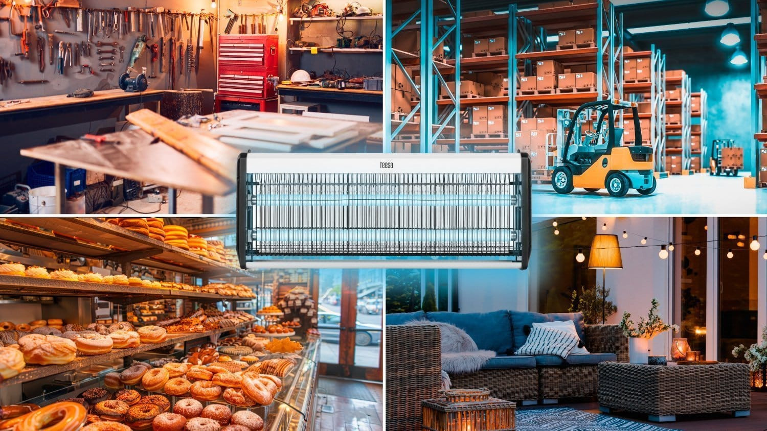 Efikasna UV lampa za zaštitu od insekata TEESA do 150m2 TSA0211