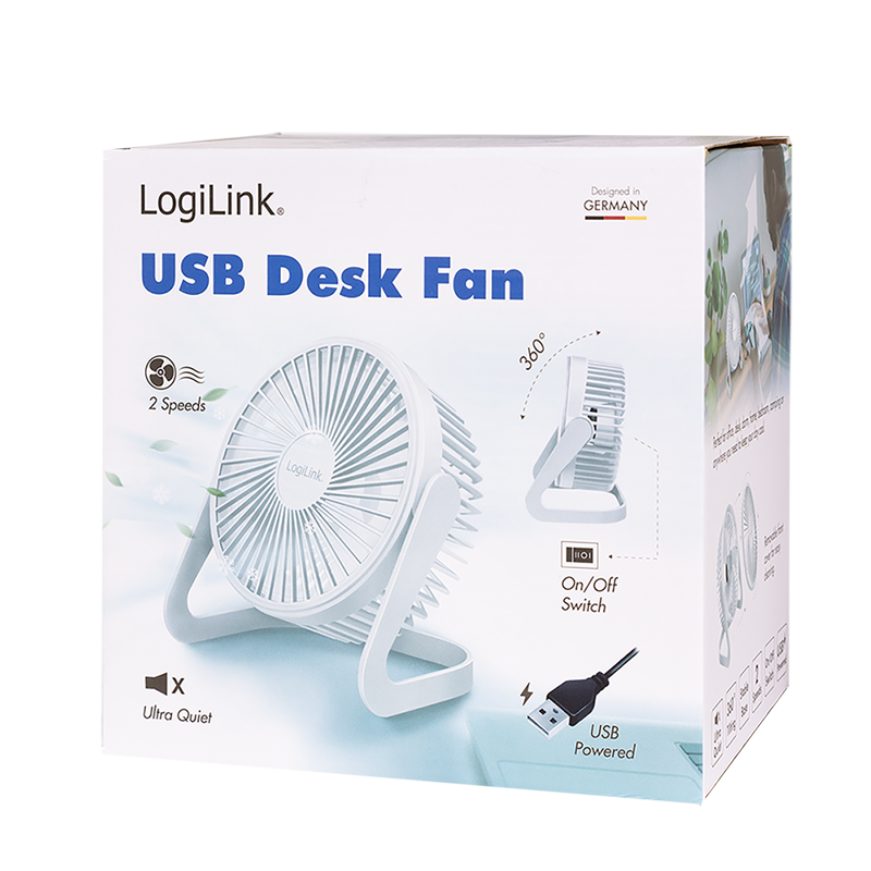 Stolni ventilator LOGILINK UA0403 sa USB priključkom 18cm