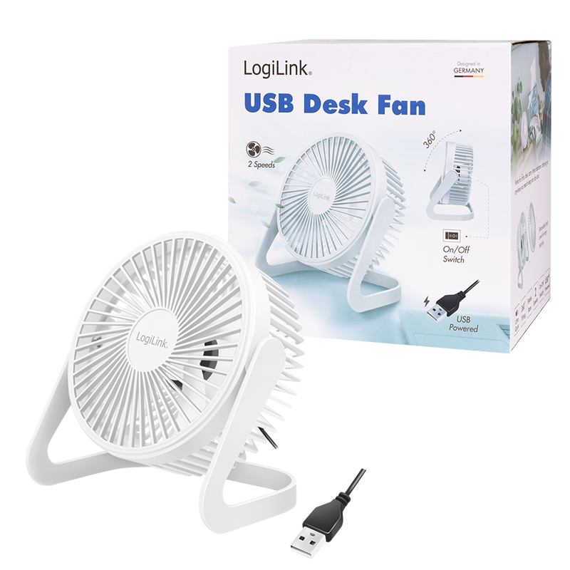 Stolni ventilator LOGILINK UA0403 sa USB priključkom 18cm