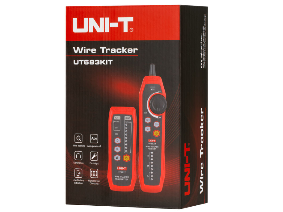 Tragač mrežnih kablova UNI-T UT683KIT