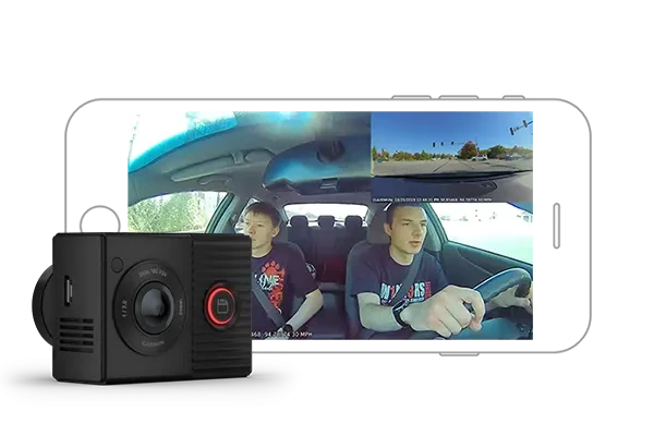 Auto kamera GARMIN Dash Cam™ Tandem Taxi je otporan na sunčeve zrake i visoke temperature