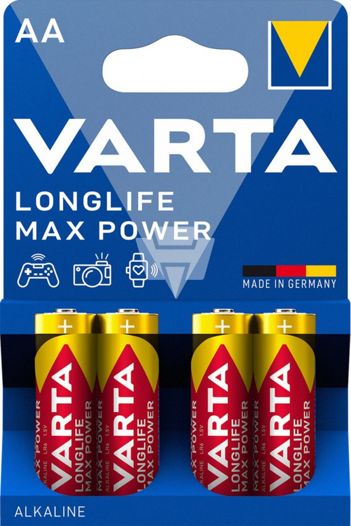 Baterija AAA VARTA Longlife Max Power SET 4/1
