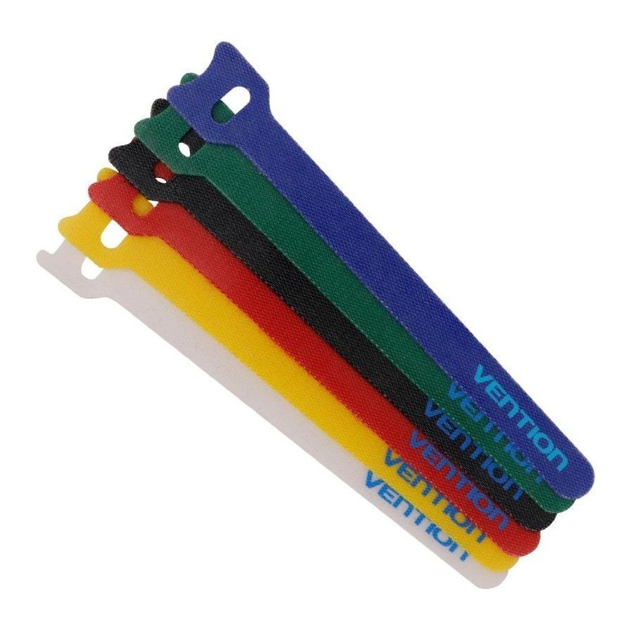 Organizator kablova čičak traka 6 boja 150x20mm VENTION