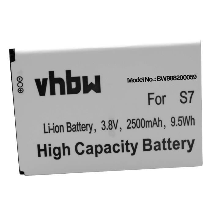 Baterija za telefon Ulefone S7 VHBW 3.8V 2500mAh