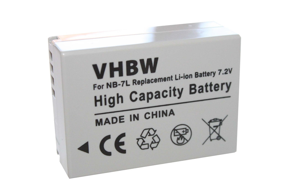Baterija za fotoaparat Canon NB-7L VHBW 7.2V 700mAh