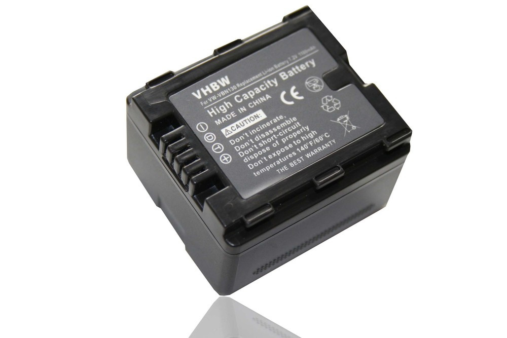 Baterija za fotoaparat Panasonic VW-VBN130 VHBW 7.2V 1100mAh