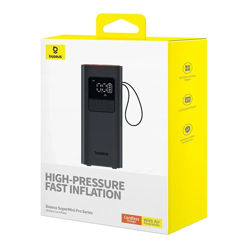 Prijenosna auto pumpa kompresor sa LED svijetlom BASEUS SuperMini Pro