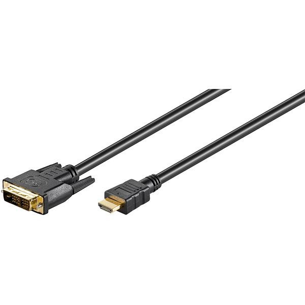 Kabal DVI-D na HDMI kabal 5m pozlaćen