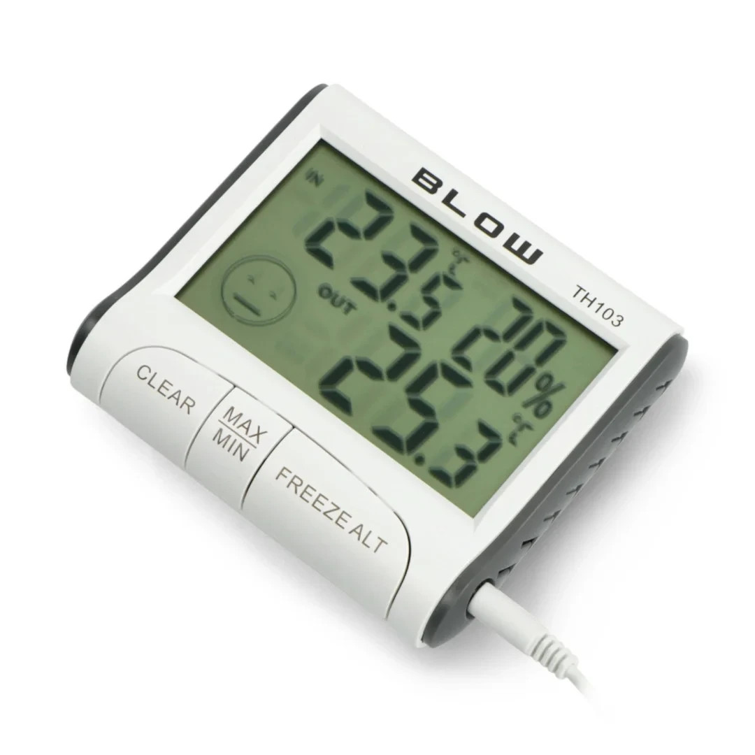 Termometar sa sondom unutrašnja temp -10 +50 vanjska temp -50 +70 1.5V BLOW TH103 50-313