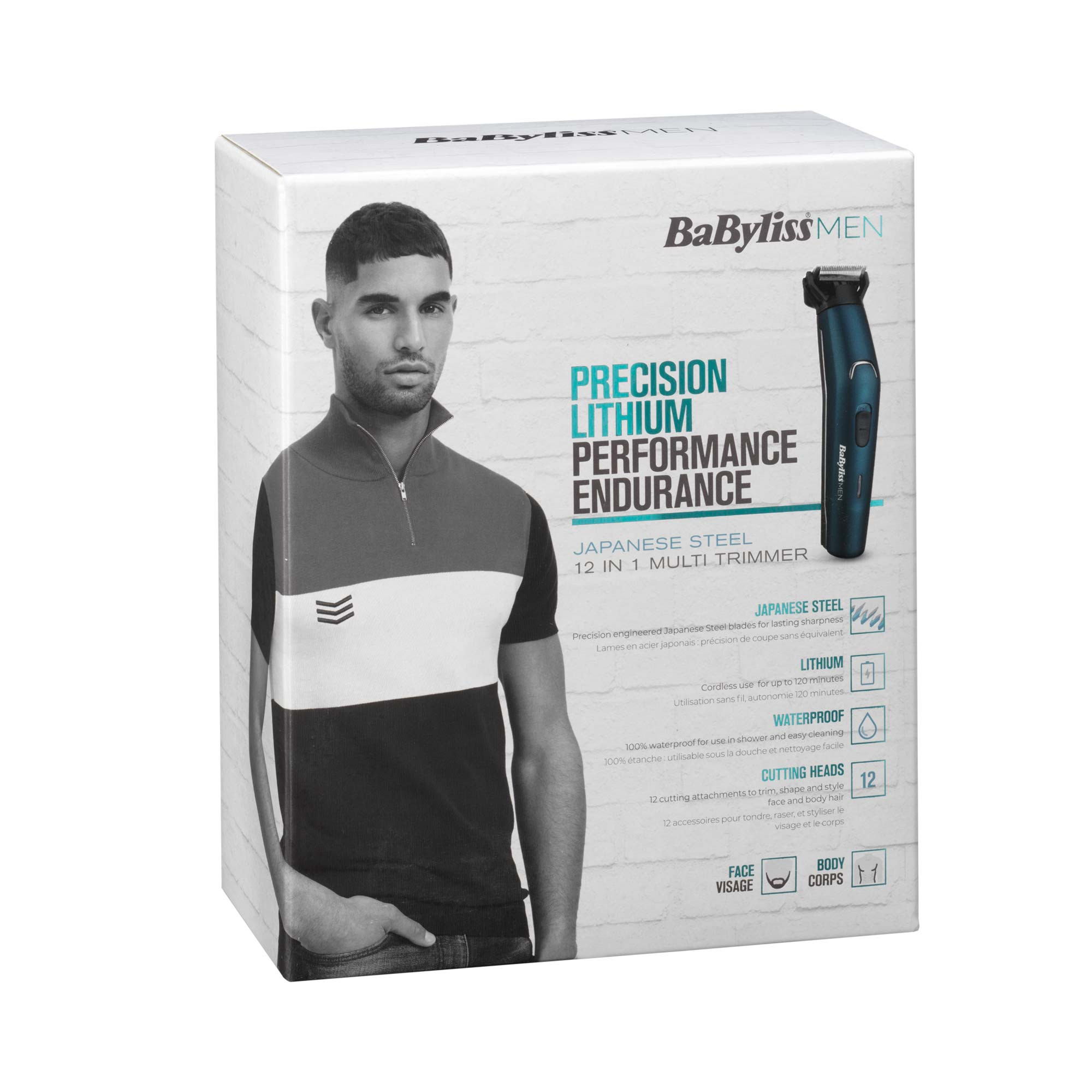 Multigroomer BABYLISS MEN MT890E 12u1 Japanese Steel