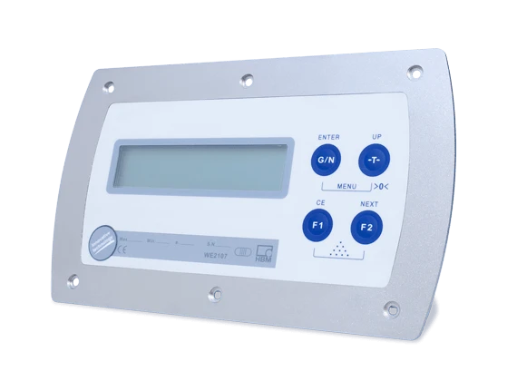 Vodootporni elektronski indikator za vaganje HBM WE2107M