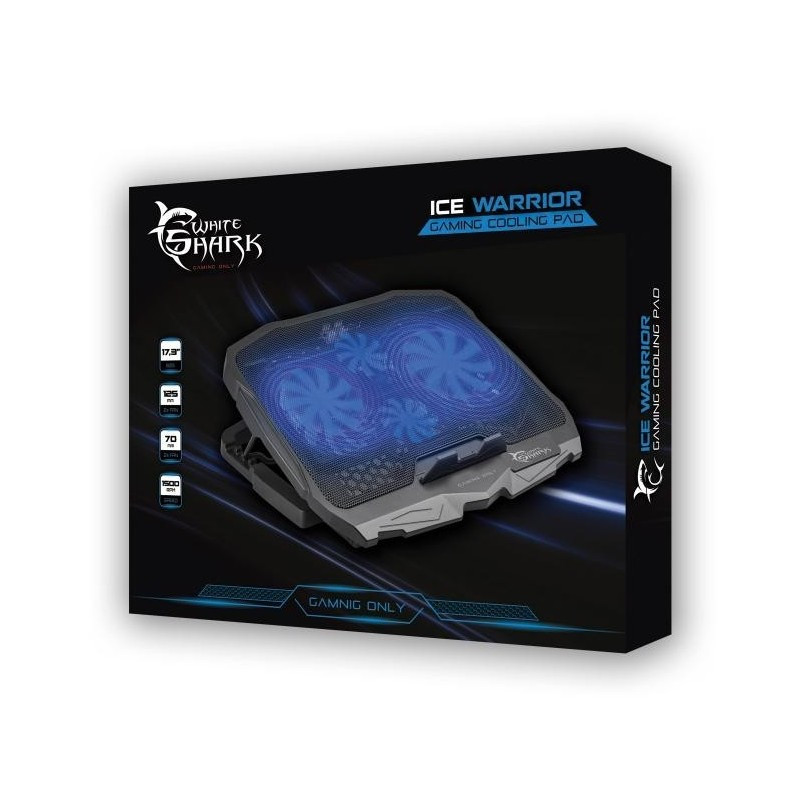Rashladni stalak za laptop WHITE SHARK GCP-25 Ice Warrior RGB