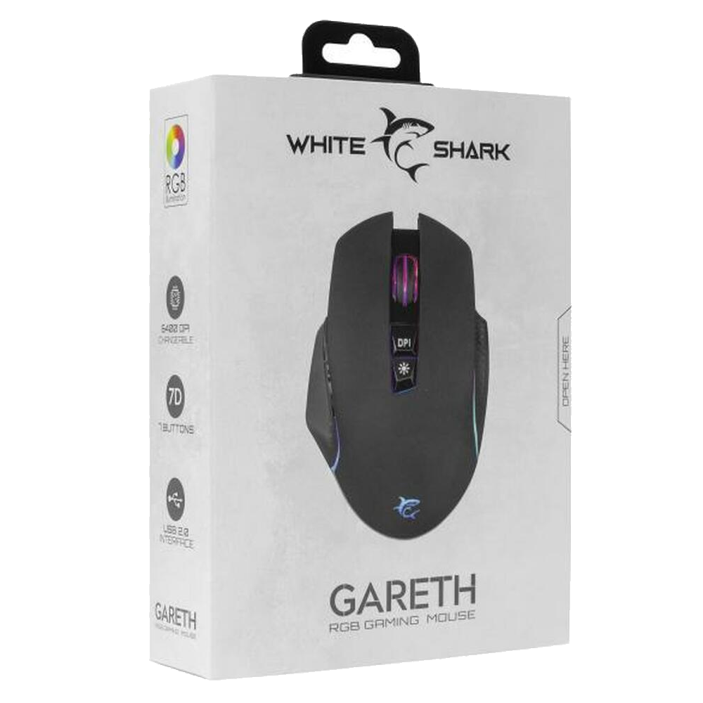 Gaming miš WHITE SHARK GM-5009 Gareth crni