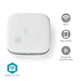 Detektor dima na baterije WiFi SmartLife NEDIS