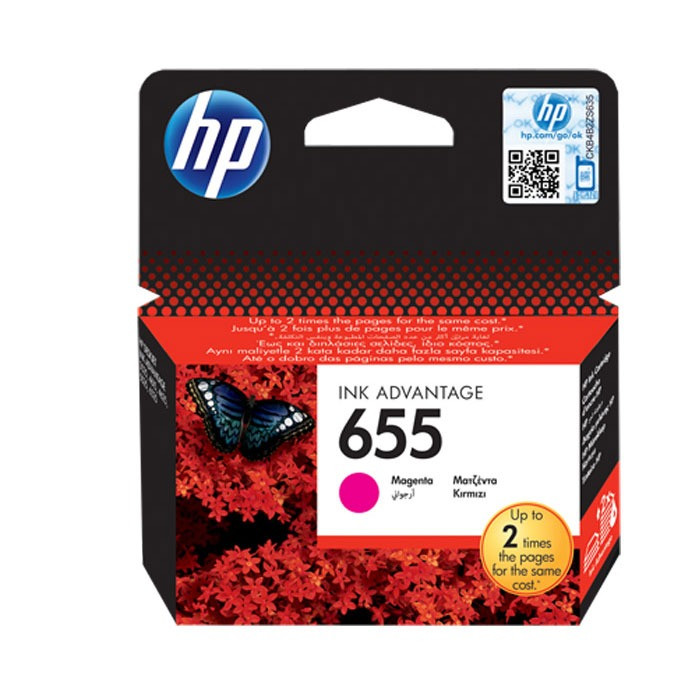 Tinta HP 655 magenta CZ111AE