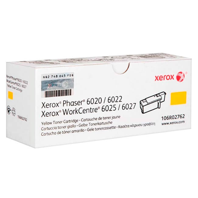 Toner XEROX Phaser 6022 / WorkCentre 6025 106R02762 yellow