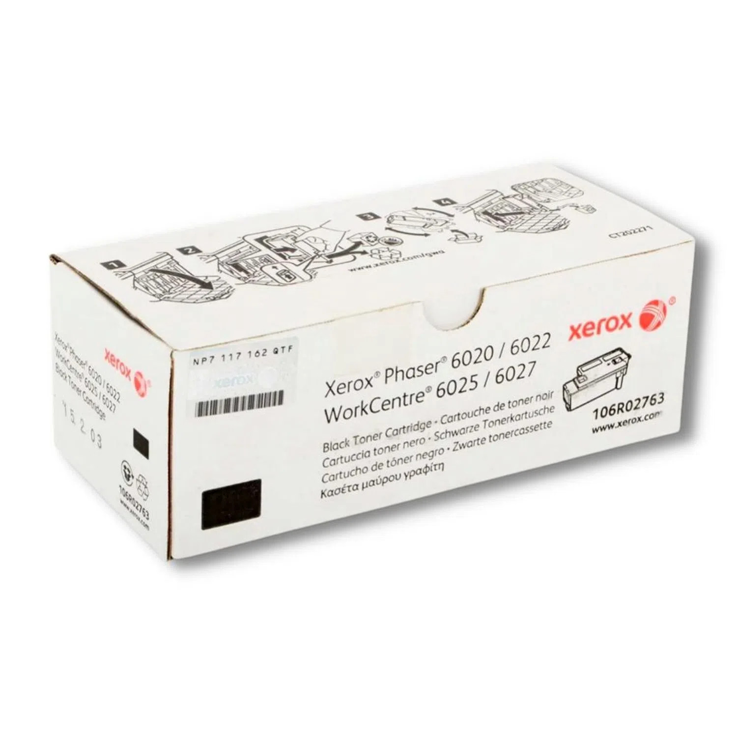 Toner XEROX Phaser / WorkCenter 106R02763 crni