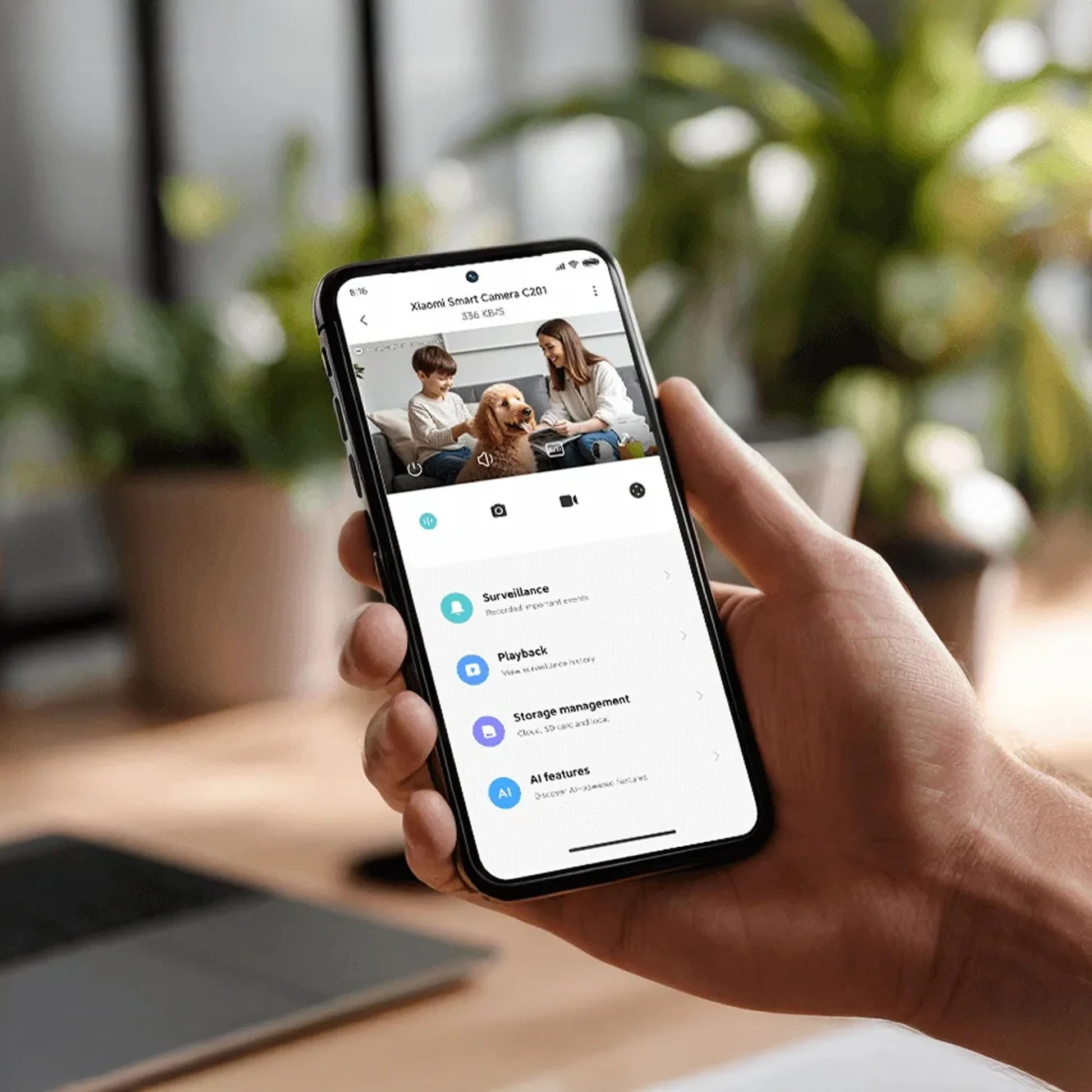 Sigurnosna pametna unutrašnja kamera XIAOMI C201 - slika 4
