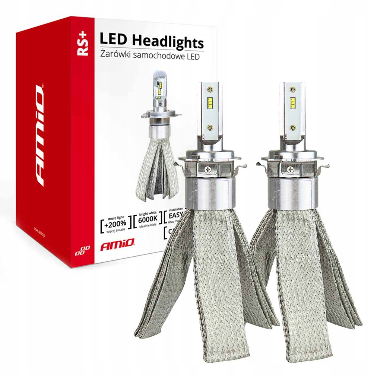 Auto sijalica H7-6 RS+ LED 6000K AMIO