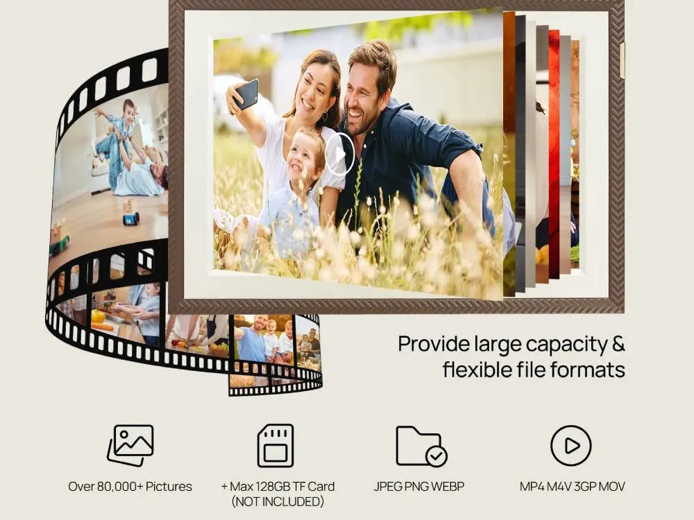 Pametni digitalni foto album ram za slike ARZOPA D10 10.1"